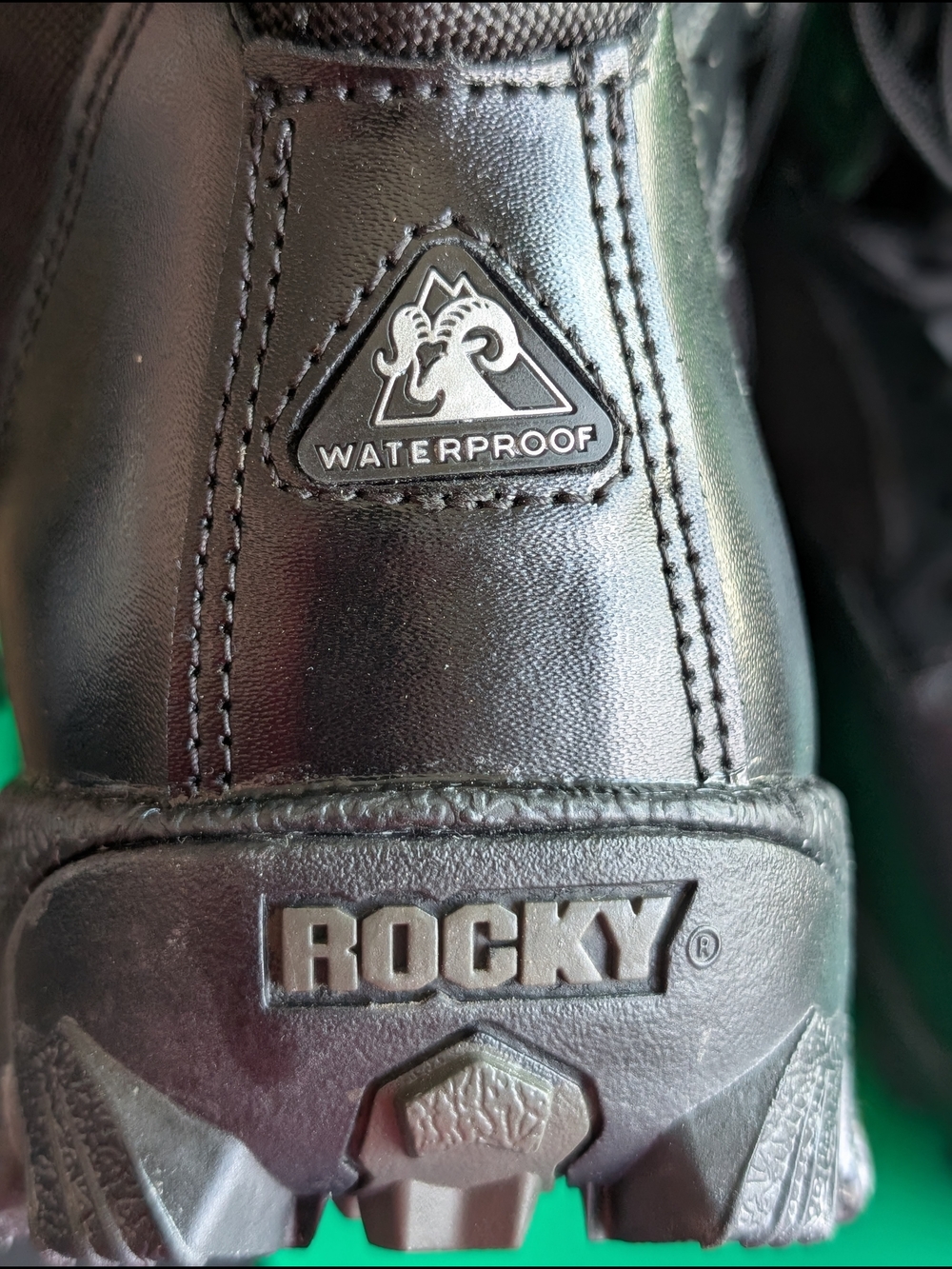 Men's Rocky Tactical Black Boots with Side Zipper NWOT - Picture 7 of 11